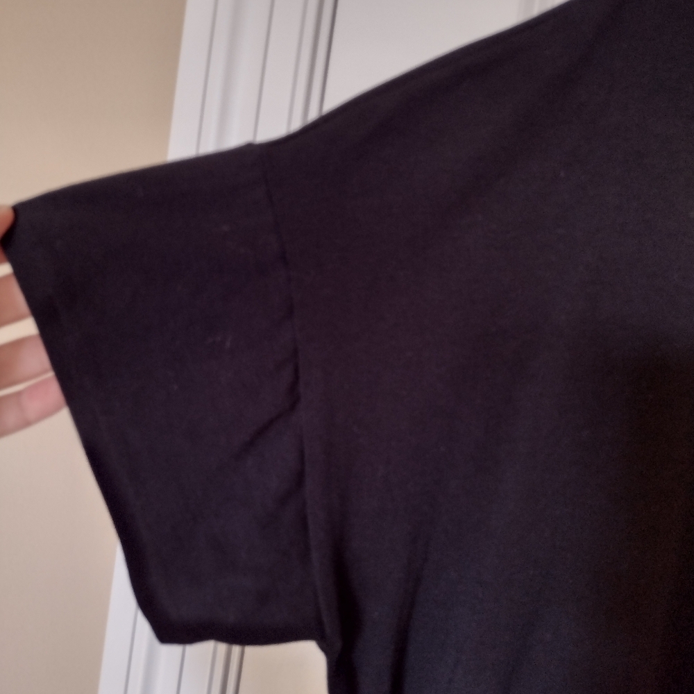 Eileen Fisher black organic cotton tunic dress - Picture 4 of 5